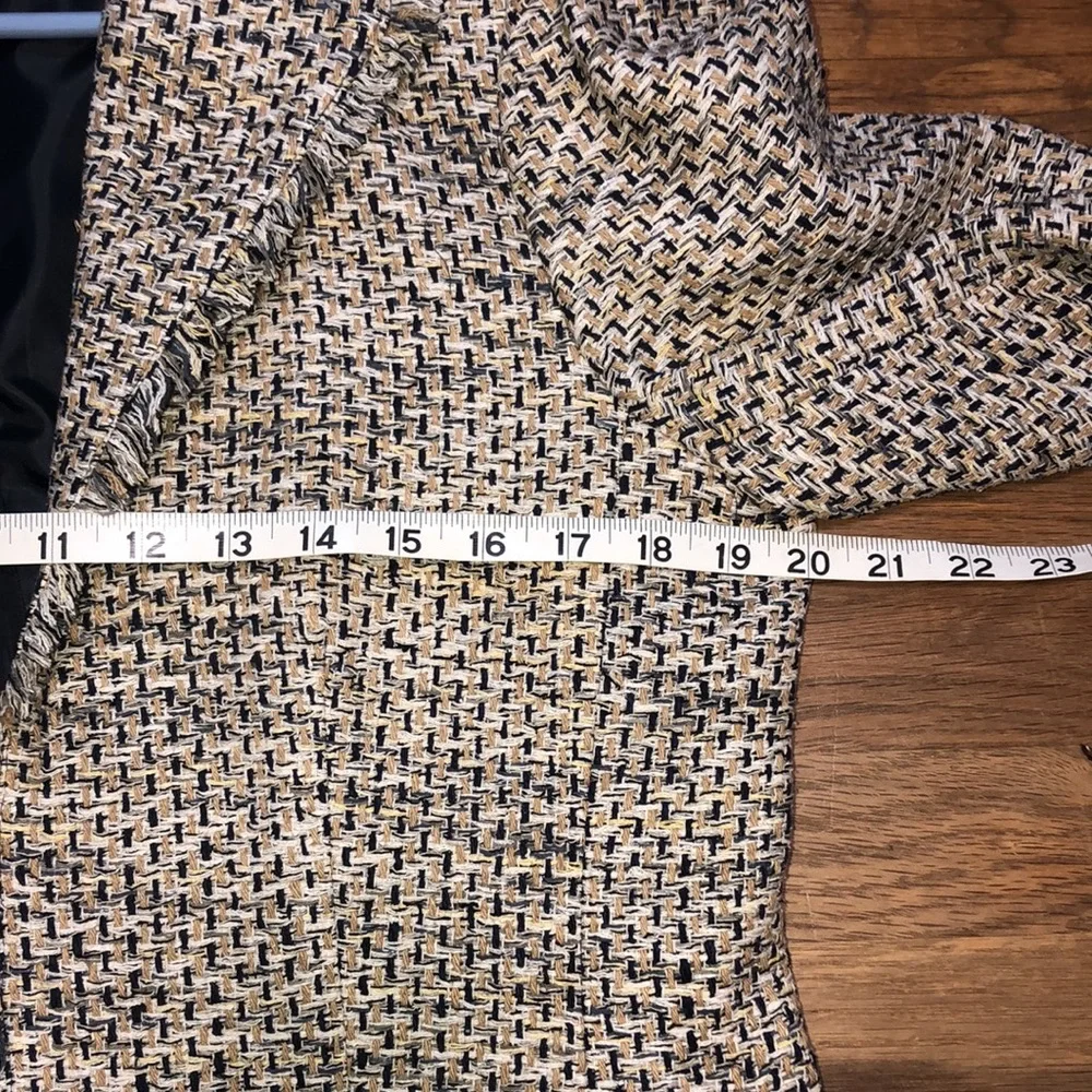 WORTHINGTON 100% silk open front blazer